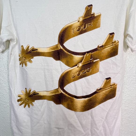 Beyonce Cowboy Carter Shirt Women Small Golden Crown Graphic Tee Tour Merch 2025 - Picture 6 of 11